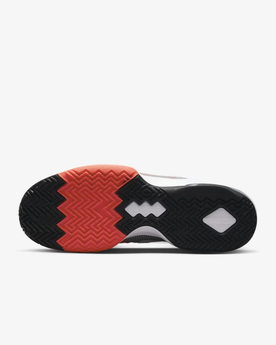 Nike Air Max Impact 4 Basketball Shoes for Men & Women - Black/Bright Crimson/Wolf Grey/White