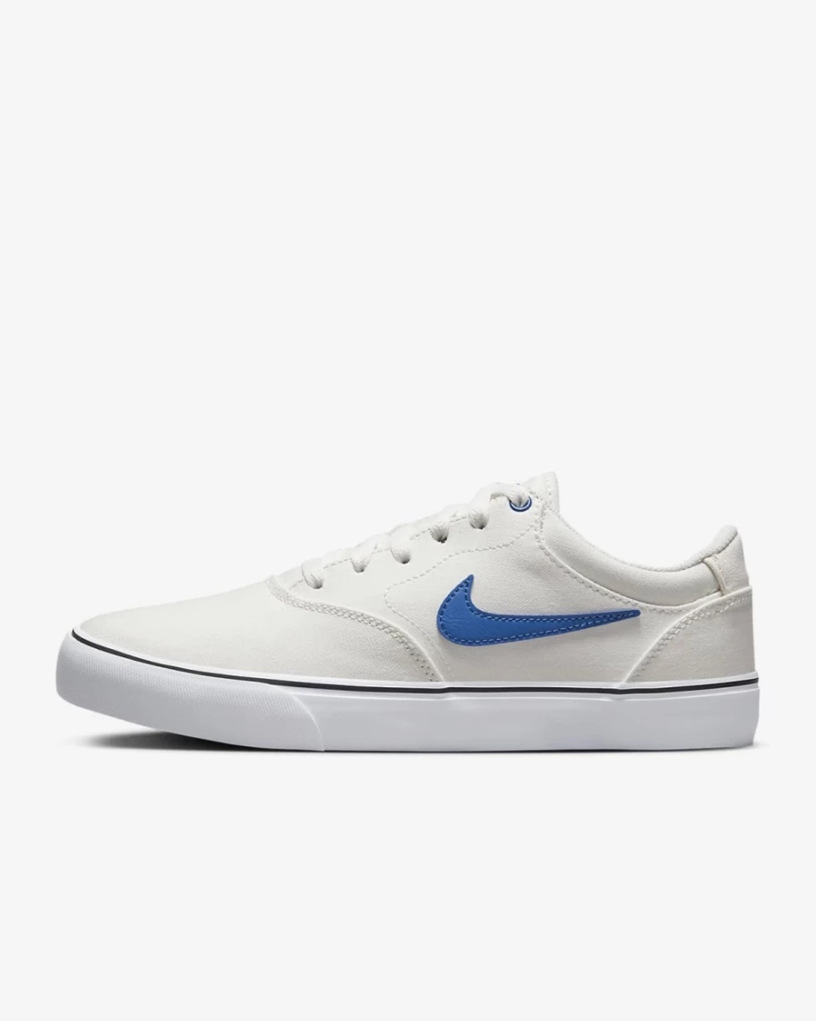 Nike SB Chron 2 Canvas Skate Shoes for Men & Women - Summit White/Phantom/White/Game Royal