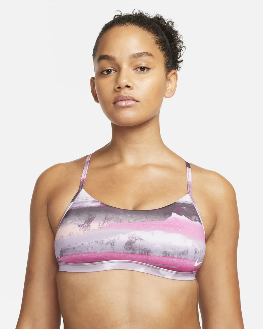 Nike Women's Sangria Strappy Crossback Bikini Top - Adventure Collection