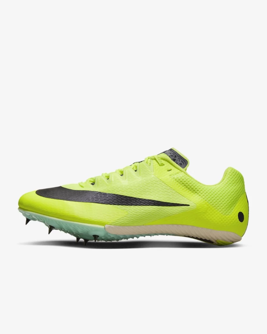 Nike Zoom Rival Sprint Spikes for Men & Women - Volt/Mint Foam/Coconut Milk/Cave Purple Track & Field Shoes