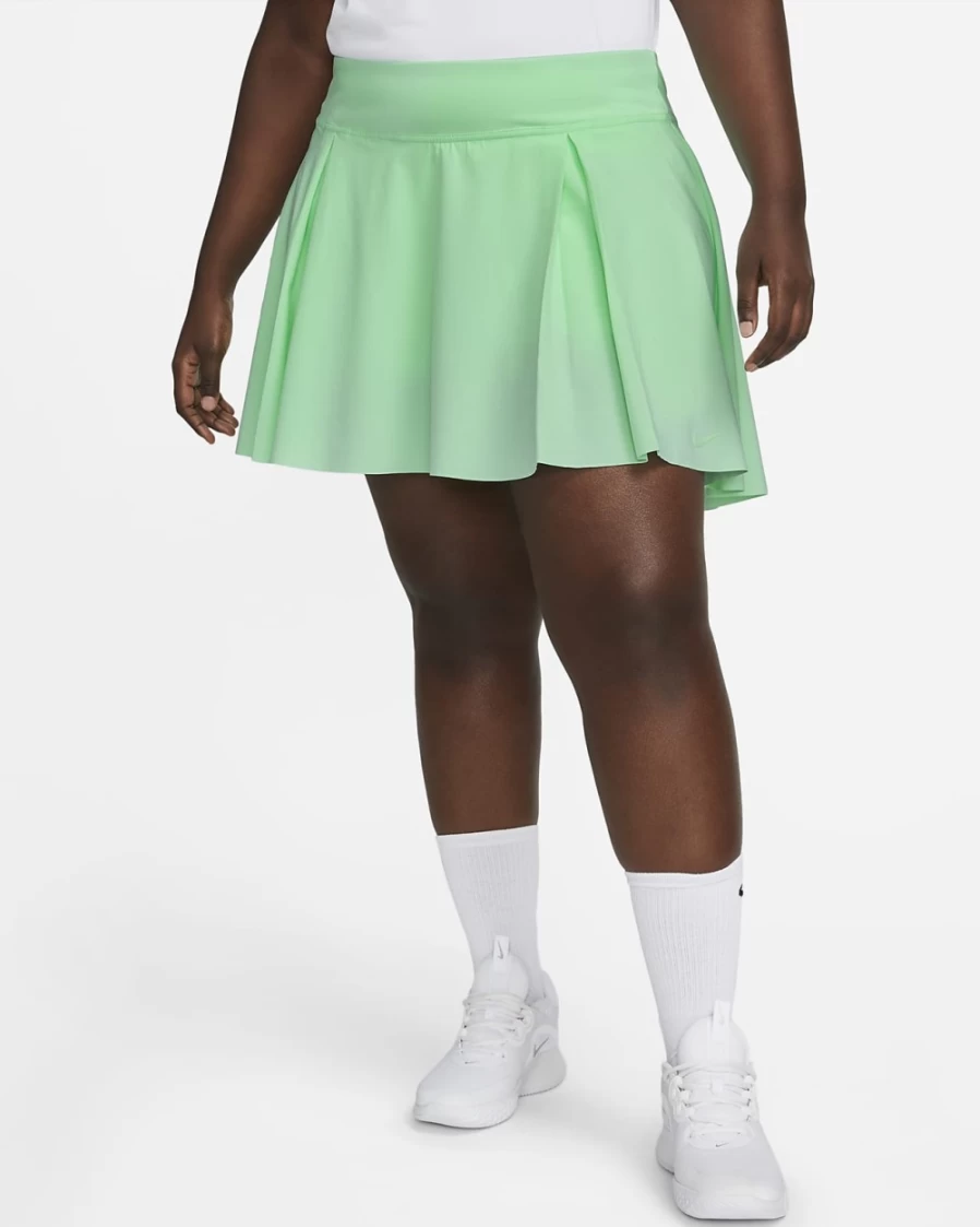 Nike Women's Plus Size Club Tennis Skirt in Mint Foam - Breathable Regular Fit Sports Skirt