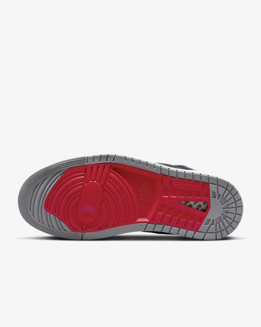 Nike Air Jordan 1 Zoom CMFT 2 Men's & Women's Shoes - Black/Cement Grey/White/Fire Red