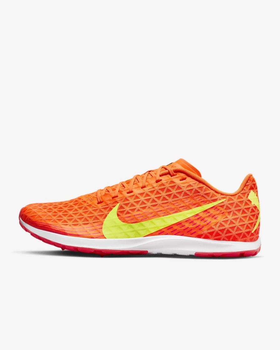 Nike Zoom Rival Waffle 5 Track & Field Spikes for Men & Women - Total Orange/Bright Crimson/Black/Volt Running Shoes