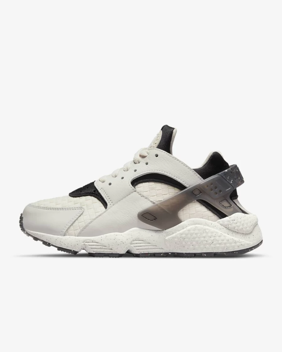 Nike Air Huarache Crater PRM Women's Shoes - Phantom/Light Orewood Brown/Sail Black Running Sneakers