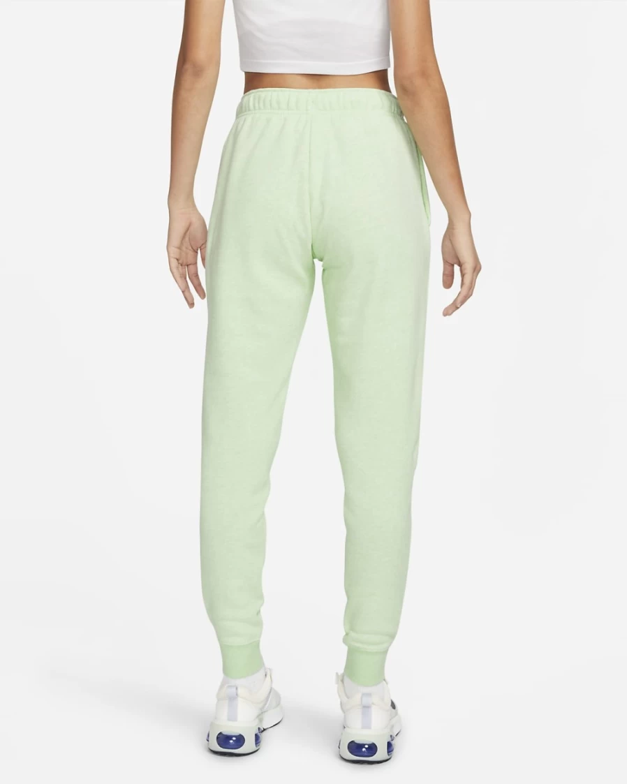 Nike Women's Sportswear Club Fleece Joggers in Mint Foam, Heather & White - Mid-Rise Comfort Pants
