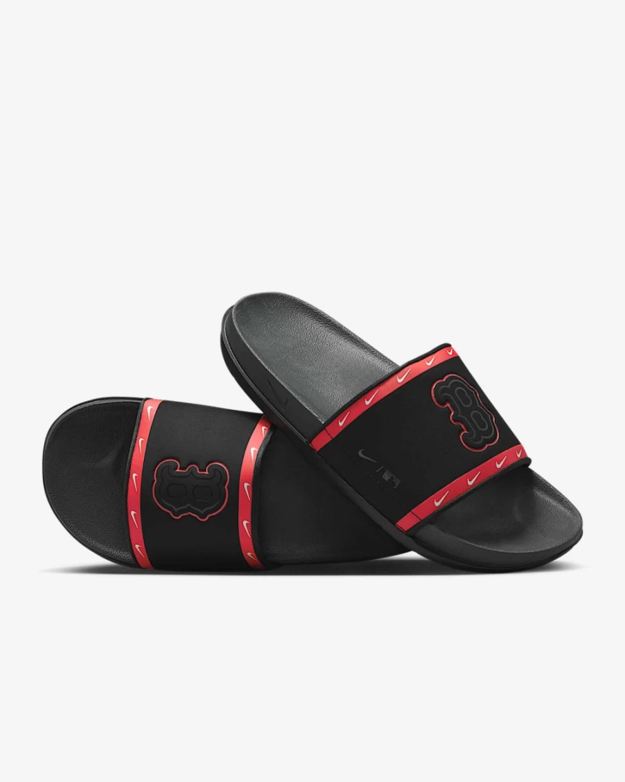 Nike Offcourt MLB Boston Red Sox Slide Sandals for Men & Women - Black/Sport Red/White/Anthracite