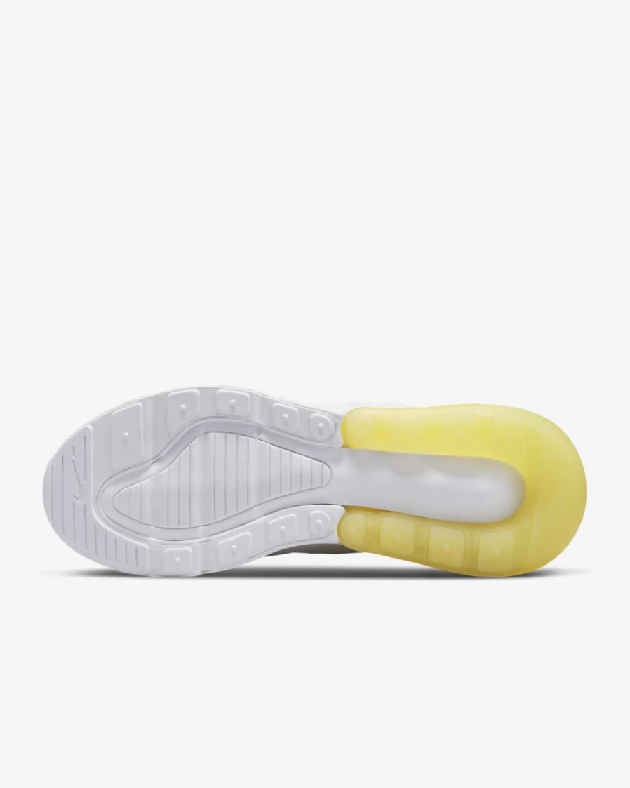 Nike Air Max 270 Women's Running Shoes - White/Yellow Strike/Pearl White/Crimson Bliss