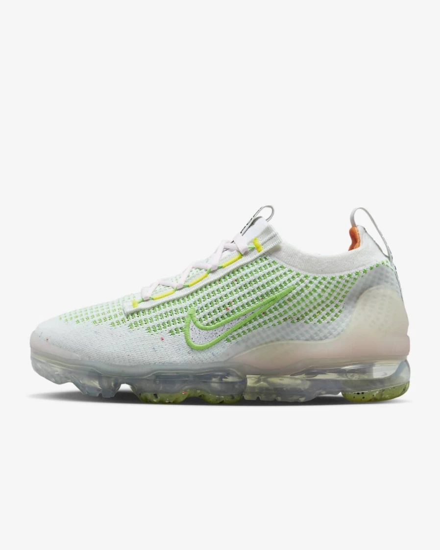 Nike Air VaporMax 2021 Flyknit Women's Running Shoes - White/Pearl Pink/Sail