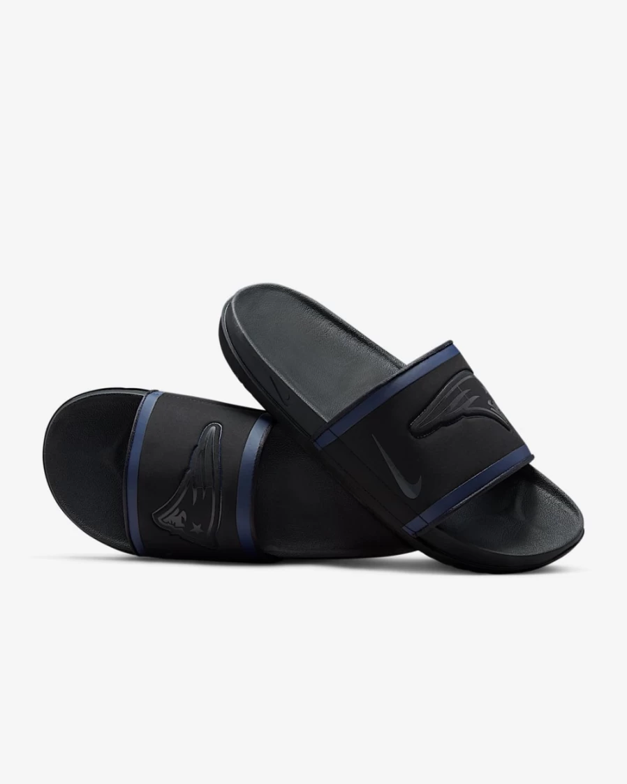 Nike Offcourt NFL Slide - New England Patriots Team Edition - Black/Red/Navy/Anthracite - Men's & Women's Comfortable Sandals