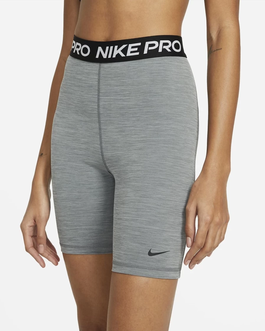 Nike Women's Pro 365 High-Waisted 7-Inch Shorts in Smoke Grey, Heather & Black Colors