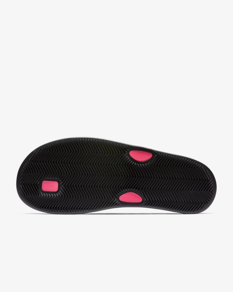 Nike Women's Bella Kai Slides - Black/Hyper Pink Comfortable Sandals