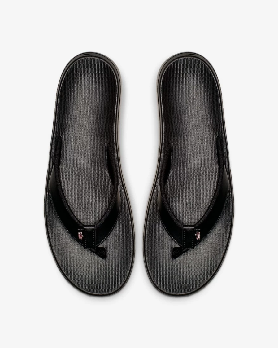 Nike Women's Bella Kai Slides - Black/Hyper Pink Comfortable Sandals
