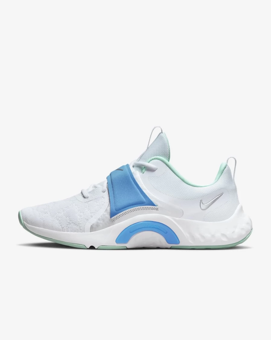 Nike Renew In-Season TR 12 Women's Training Shoes - White/Mint Foam/University Blue/Black