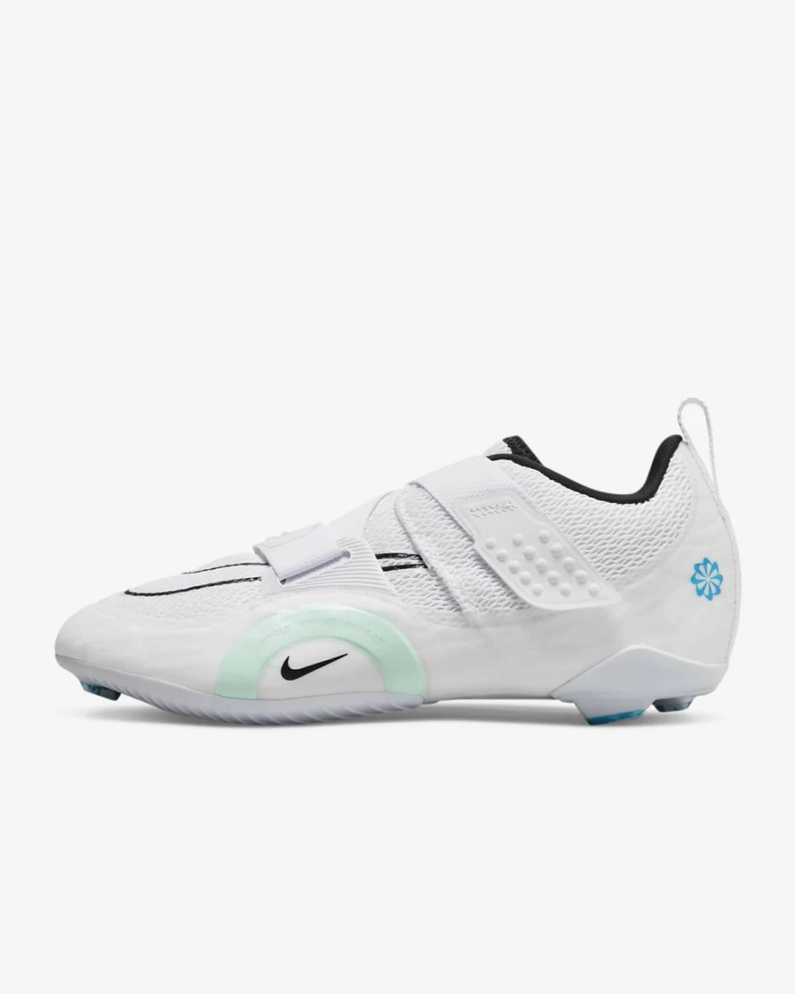 Nike SuperRep Cycle 2 Next Nature Women's Indoor Cycling Shoes - White/Mint Foam/Laser Blue/Black
