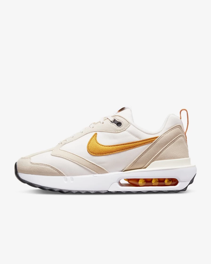Nike Air Max Dawn Women's Shoes - Phantom/Sanddrift/Black/Light Curry Running Sneakers