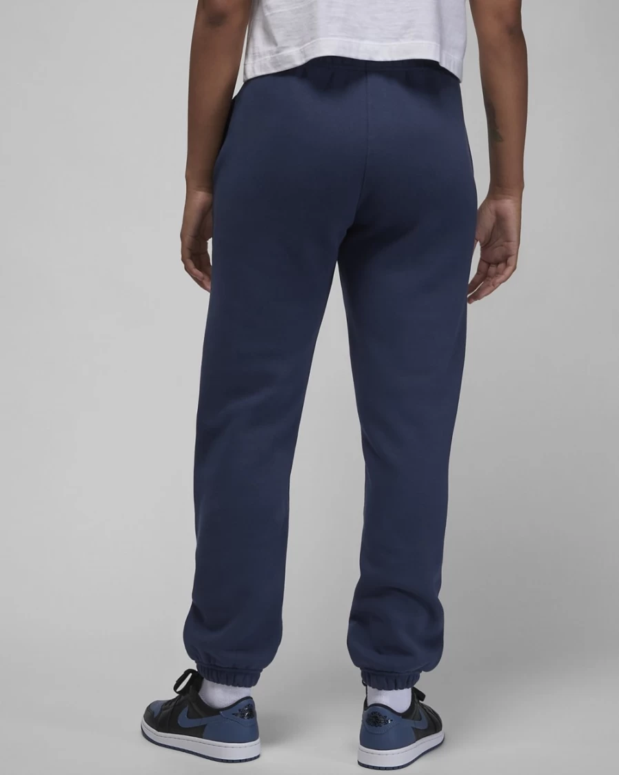 Nike Jordan Brooklyn Fleece Pants for Women - Midnight Navy/White