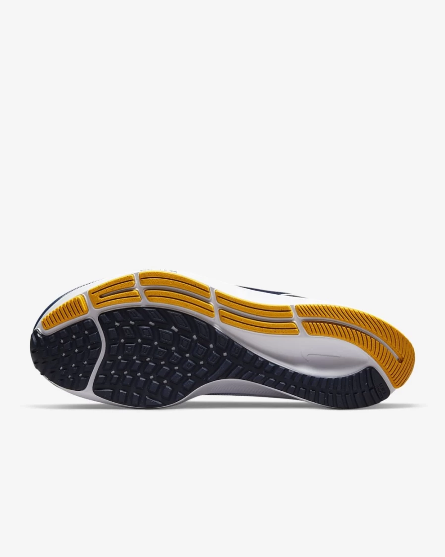 Nike Pegasus 38 Running Shoes for Men & Women - College Navy/University Gold/White - West Virginia Edition
