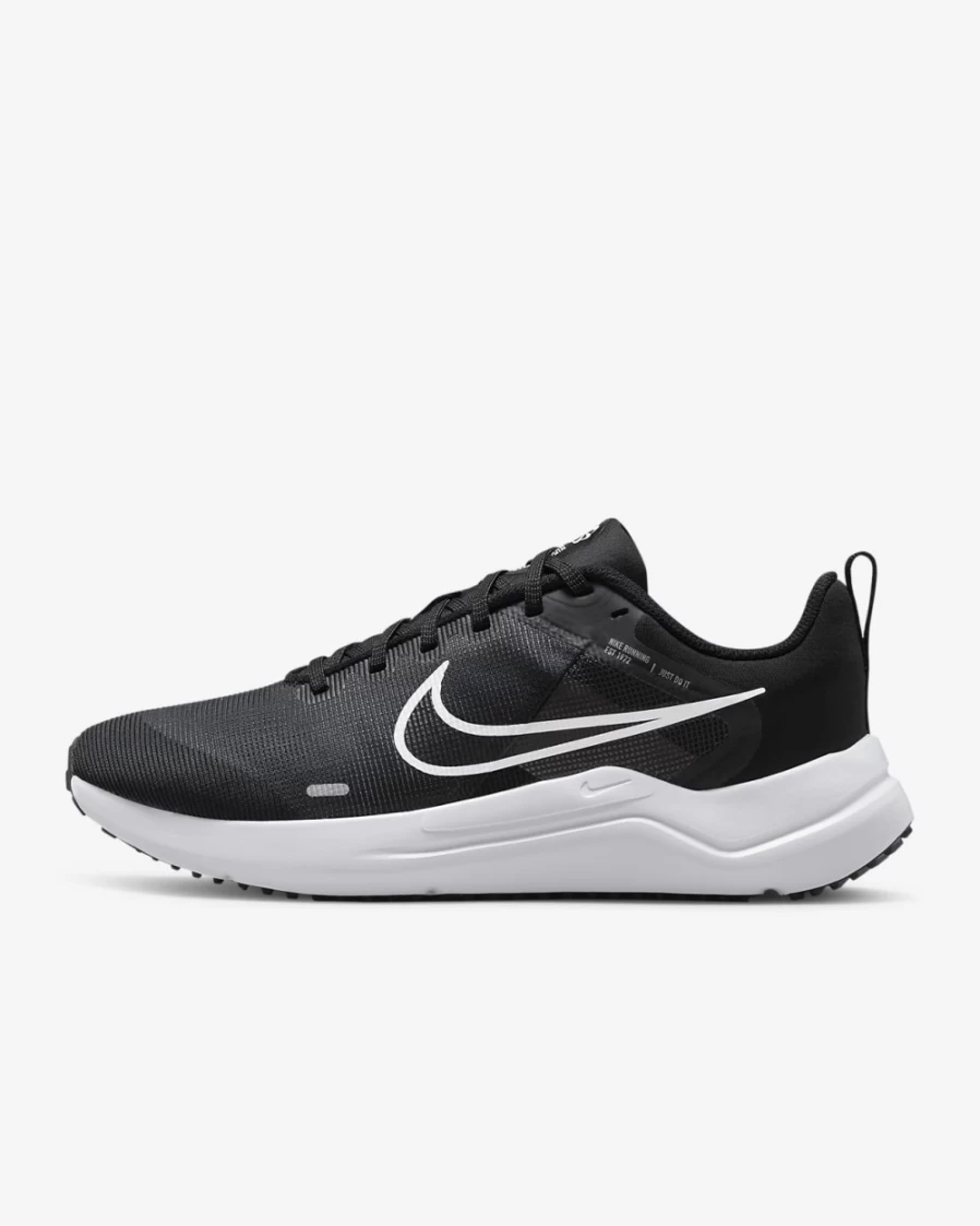 Nike Downshifter 12 Women's Road Running Shoes - Black/Smoke Grey/Pure Platinum/White