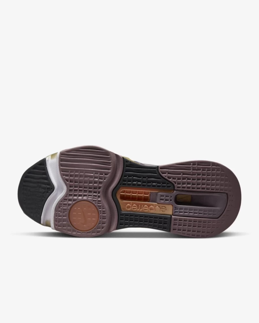 Nike Air Zoom SuperRep 3 Premium Women's HIIT Training Shoes - Purple Smoke/Dark Smoke Grey/Metallic Gold/Copper