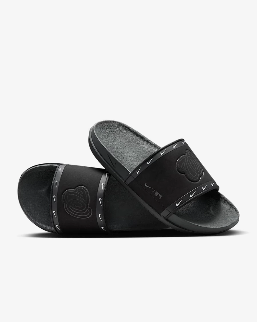 Nike Offcourt Slide MLB Washington Nationals Black Pitch Blue White Anthracite for Men and Women