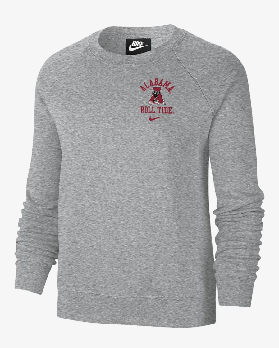 Nike Alabama Women's Noble Green Fleece Sweatshirt - College Apparel