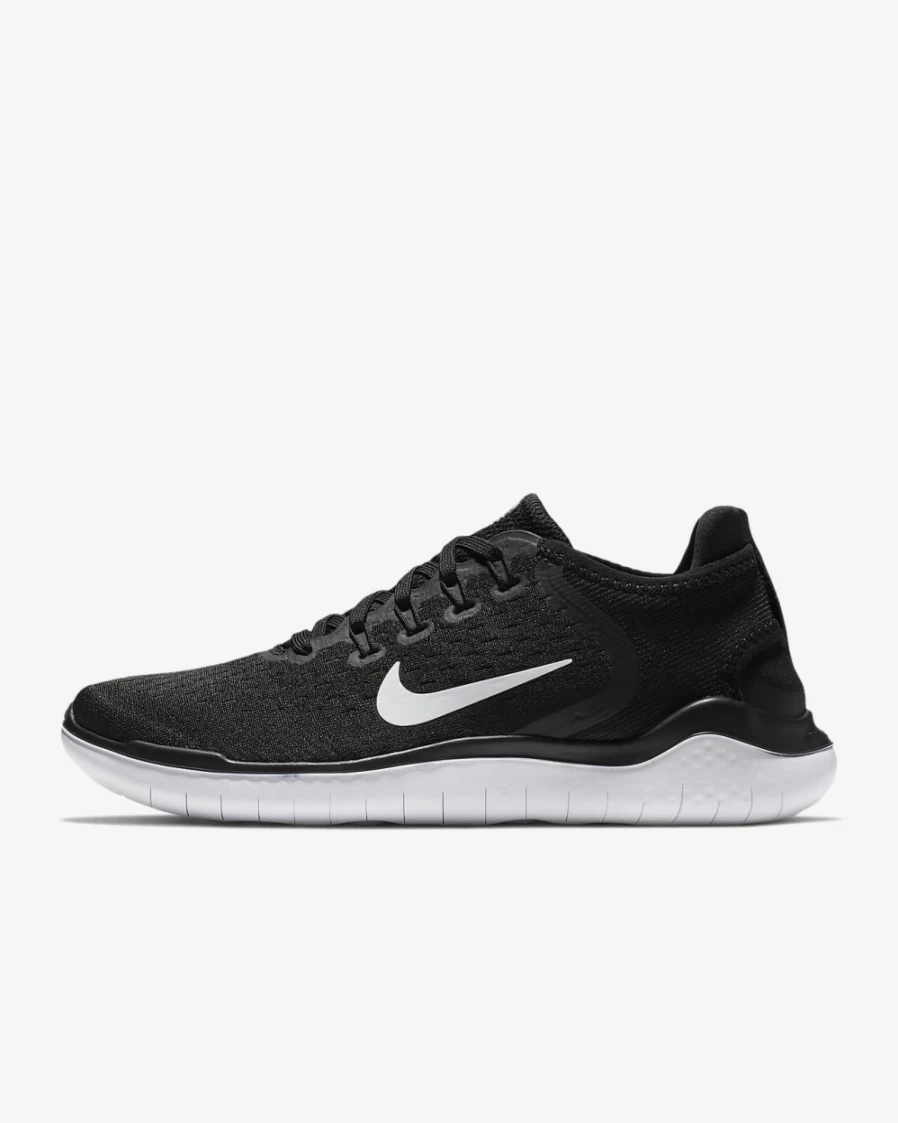 Nike Free RN 2018 Women's Running Shoes - Black/White | Lightweight & Comfortable Training Shoes for Women
