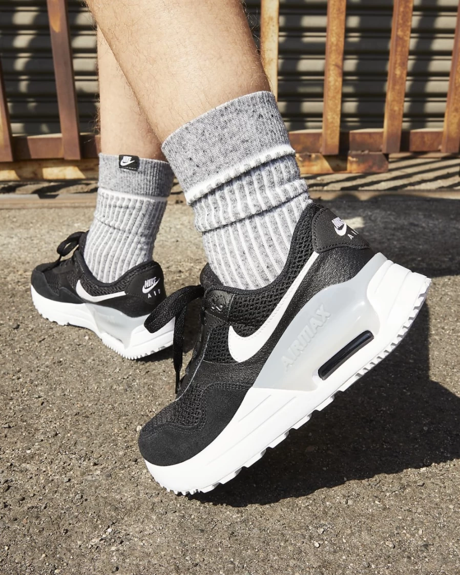 Nike Air Max SYSTM Women's Running Shoes - Black/Wolf Grey/White