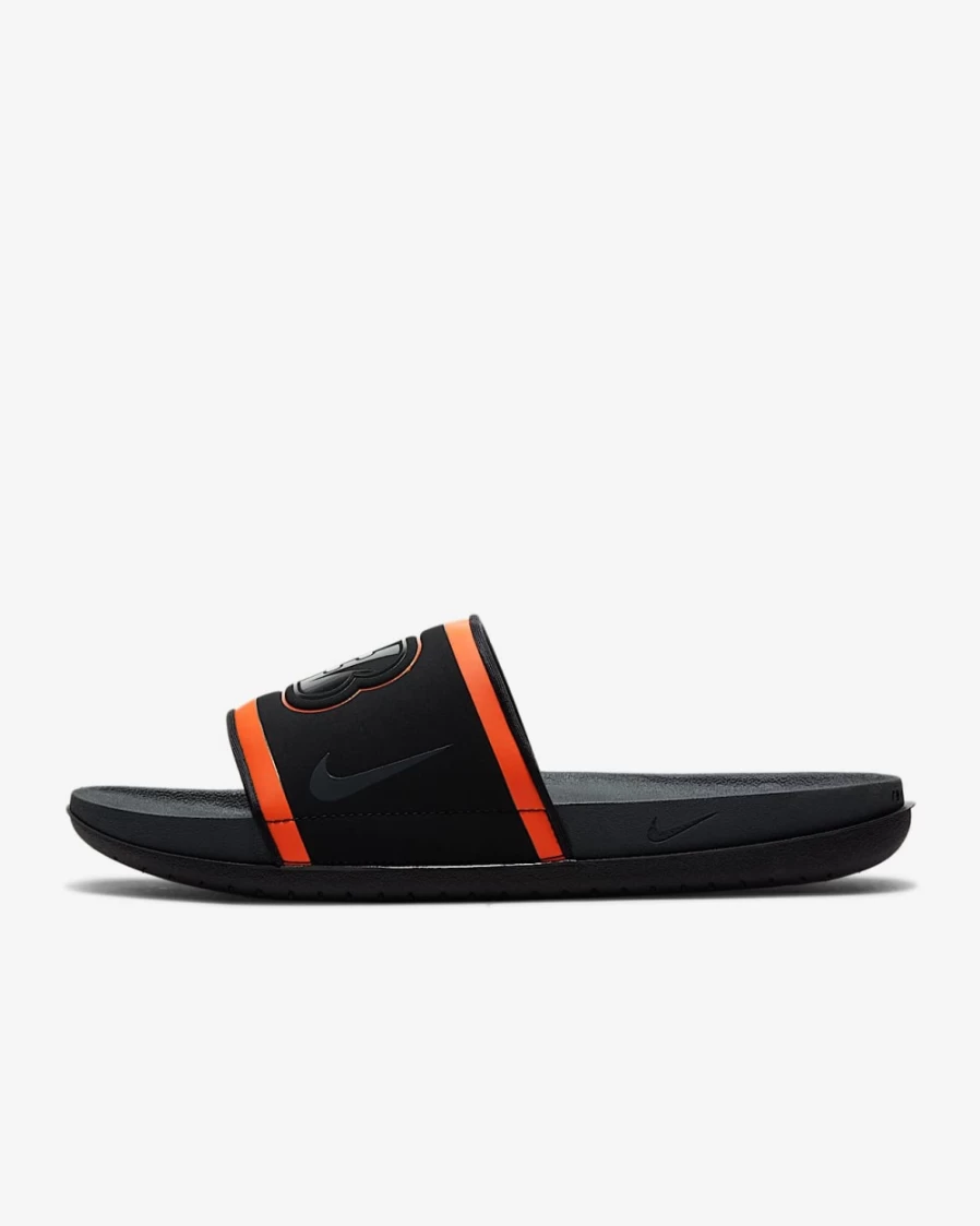 Nike Offcourt NFL Cincinnati Bengals Slide Sandals for Men & Women - Black, Brilliant Orange, White, Anthracite