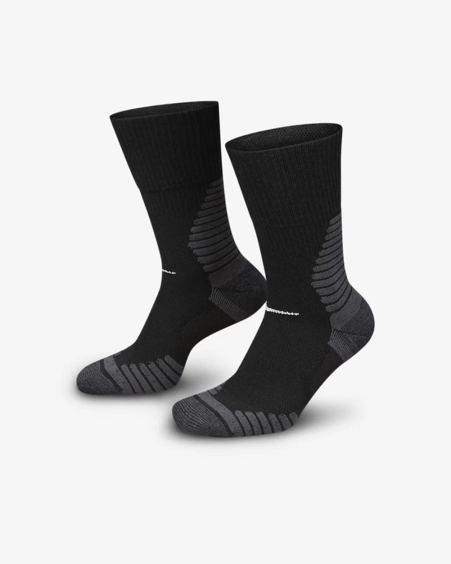 Nike Unisex Outdoor Cushioned Crew Socks - Black/Anthracite/Smoke Grey for Men & Women