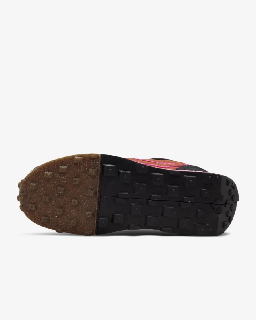 Nike Fontanka Waffle Women's Shoes - Burnt Sunrise/Black/Gum Brown/Pink Prime Running Sneakers