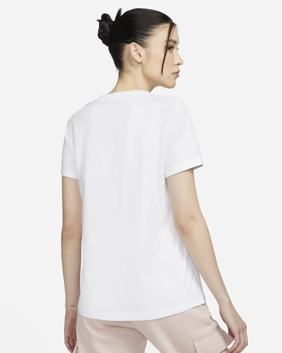 Nike Women's White Short-Sleeve T-Shirt - Sportswear Essential Top