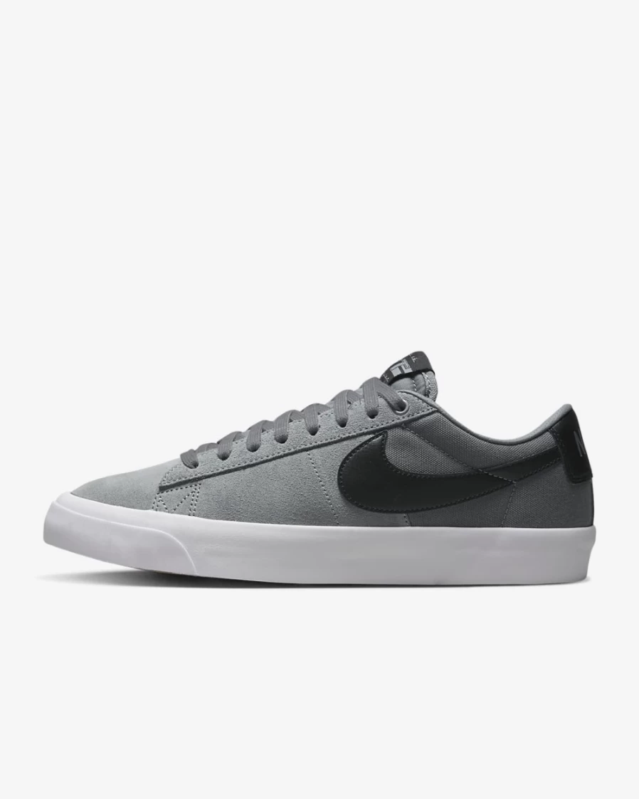 Nike SB Zoom Blazer Low Pro GT Skate Shoes for Men & Women - Cool Grey/White/Black