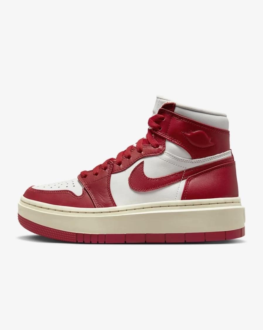 Nike Air Jordan 1 Elevate High Women's Shoes - Summit White/Coconut Milk/Varsity Red