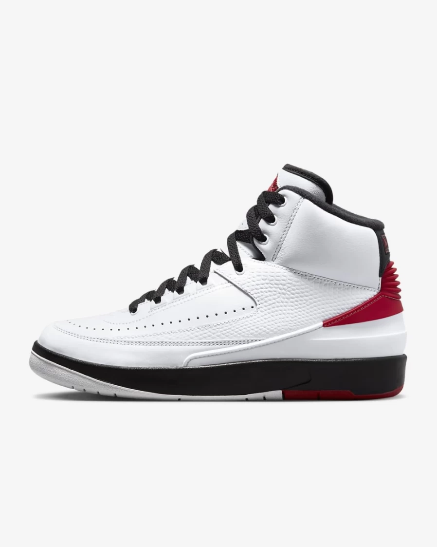 Nike Air Jordan 2 Retro Women's Sneakers - White/Black/Varsity Red