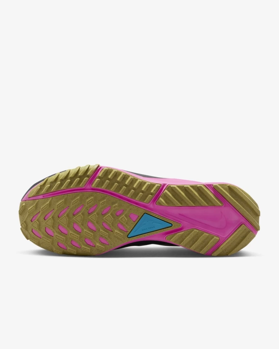 Nike Pegasus Trail 4 Women's Light Orewood Brown Trail Running Shoes Blue Lightning Pink Spell Dark Smoke Grey