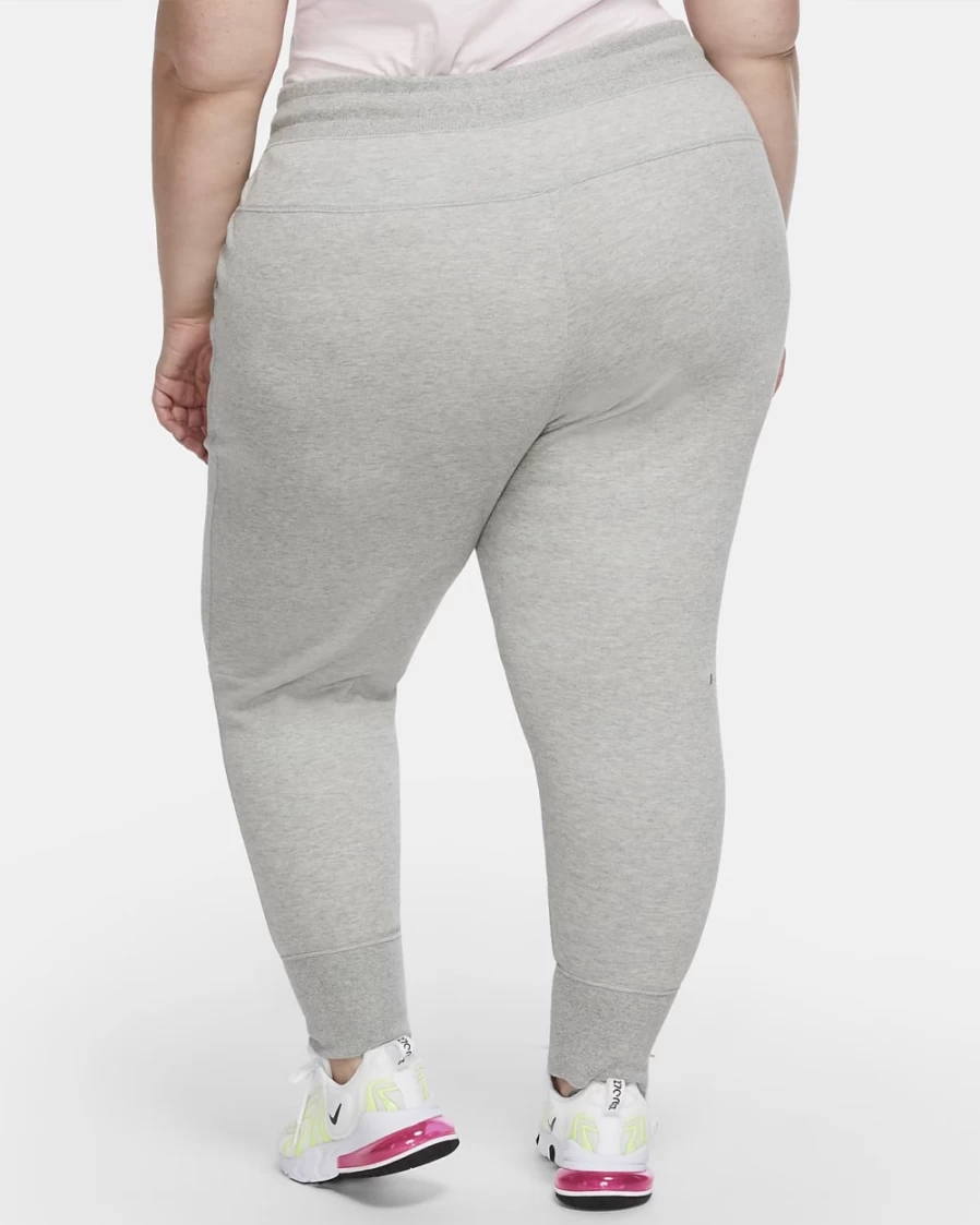 Nike Women's Plus Size Tech Fleece Jogger Pants in Dark Grey Heather/Black - Sportswear Comfort & Style