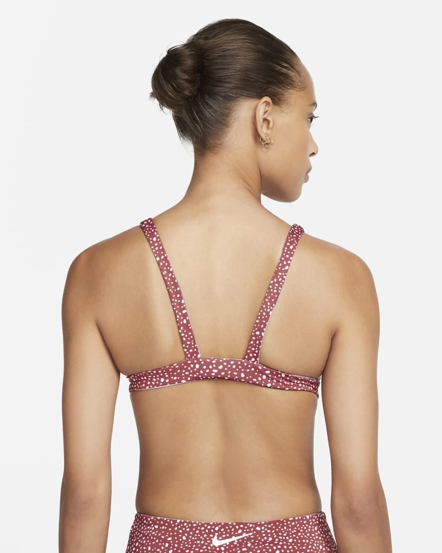 Nike Women's Canyon Rust Reversible Bralette Bikini Top - Sports Bra & Swimwear