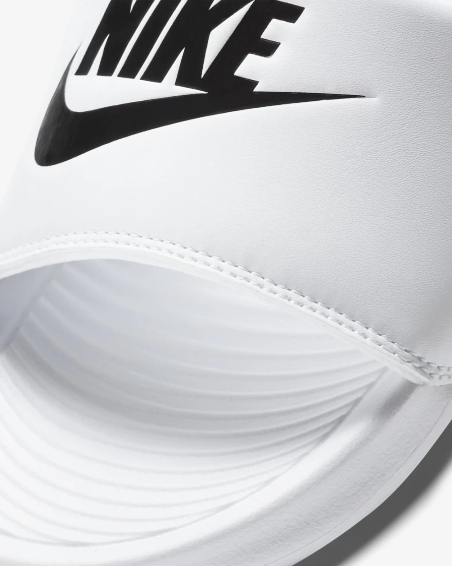 Nike Victori One Women's Slides - White & Black Comfortable Sandals for Women