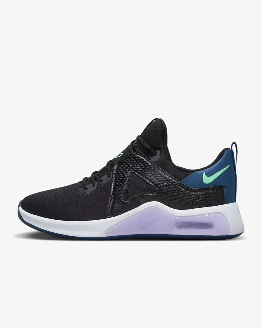 Nike Air Max Bella TR 5 Women's Training Shoes - Black/Valerian Blue/Lilac/Green Glow