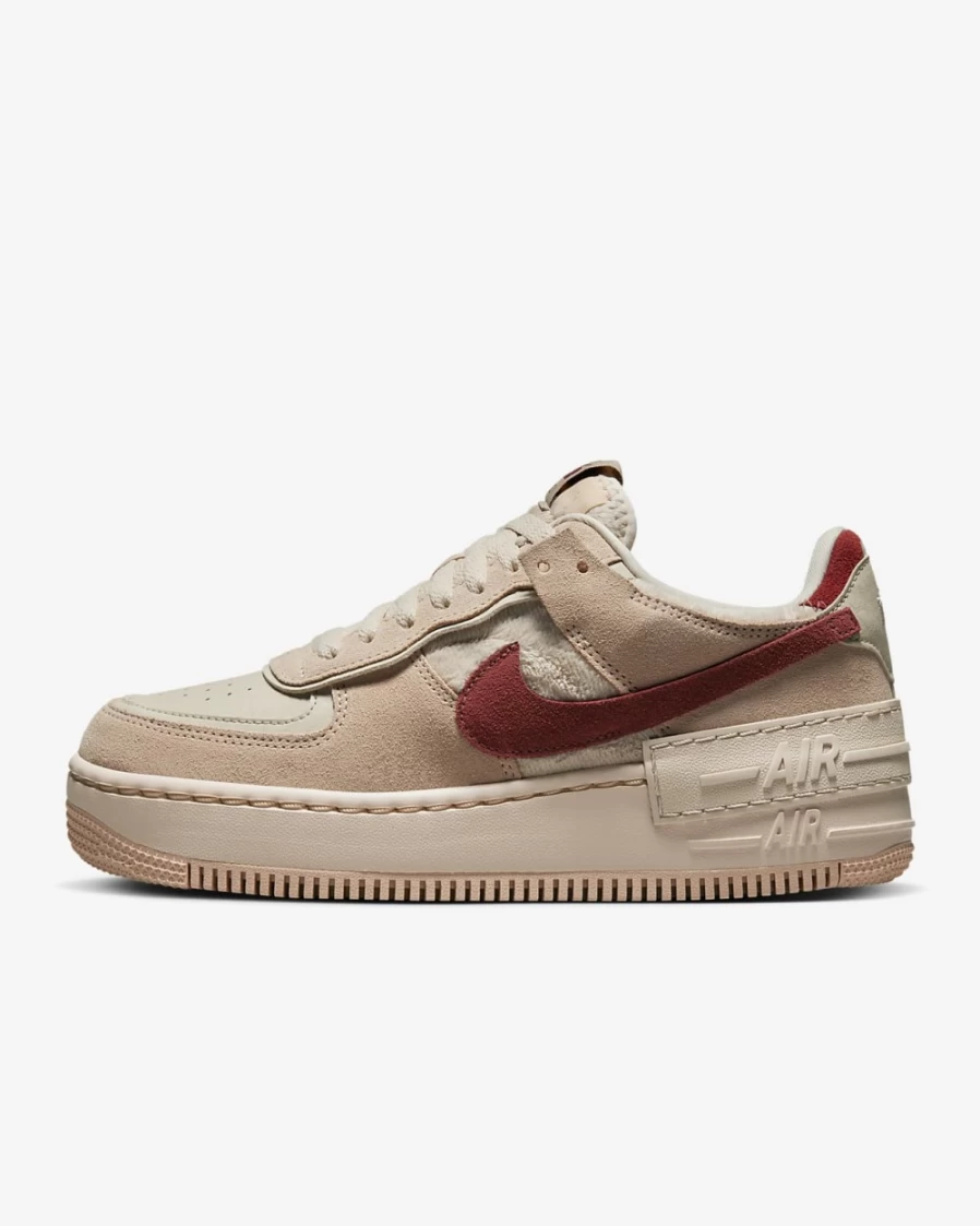 Nike Air Force 1 Shadow Women's Shoes - Shimmer/Sanddrift/Pearl White/Mars Stone