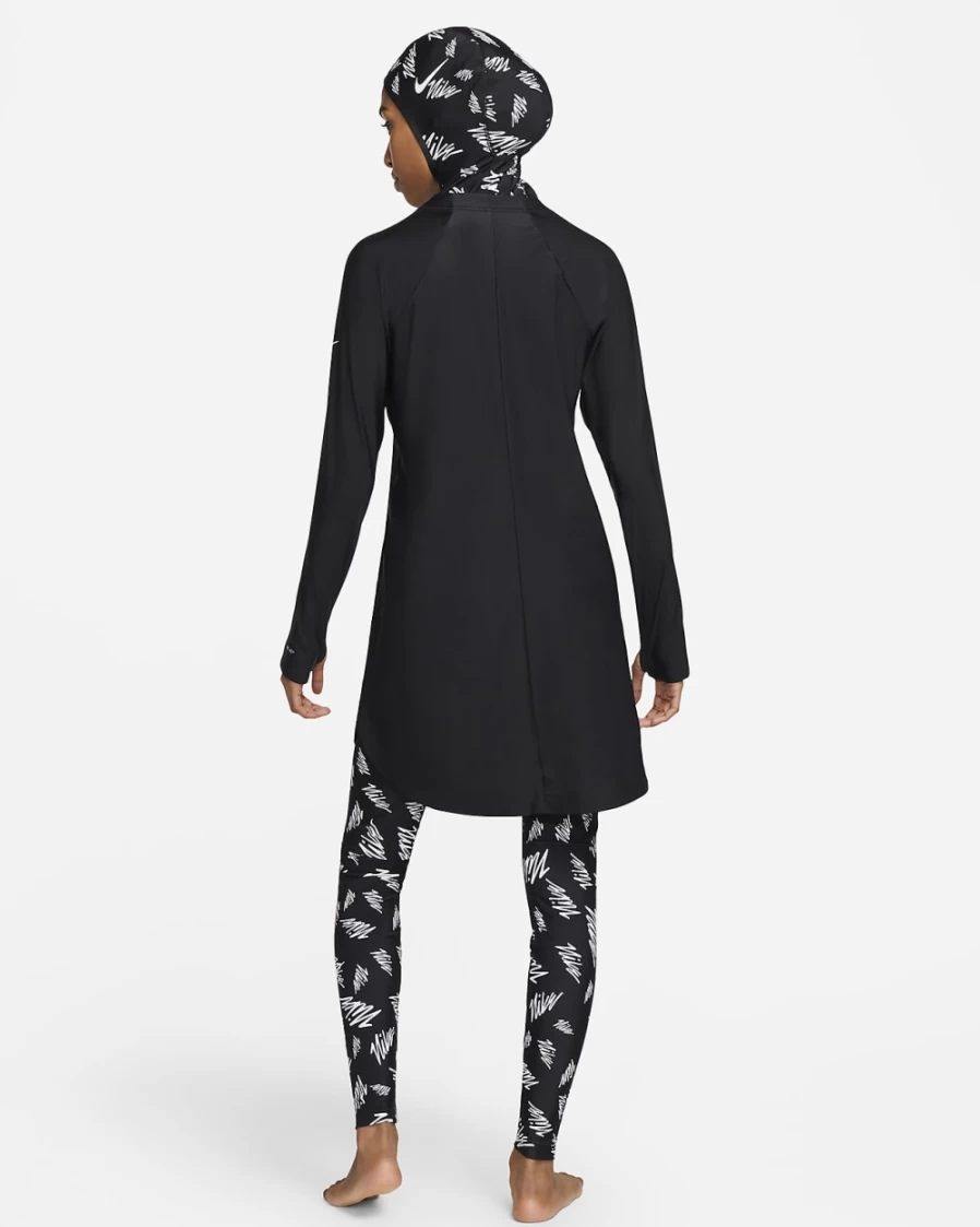 Nike Victory Print Women's Black Slim Swim Leggings