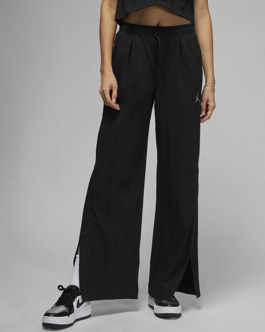 Nike Women's Black Knit Pants - Jordan Brand Comfort Fit
