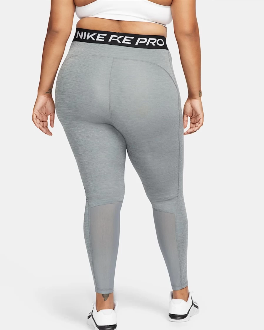 Nike Pro 365 Women's Plus Size Leggings - Smoke Grey, Heather, Black, White - High-Performance Workout Tights