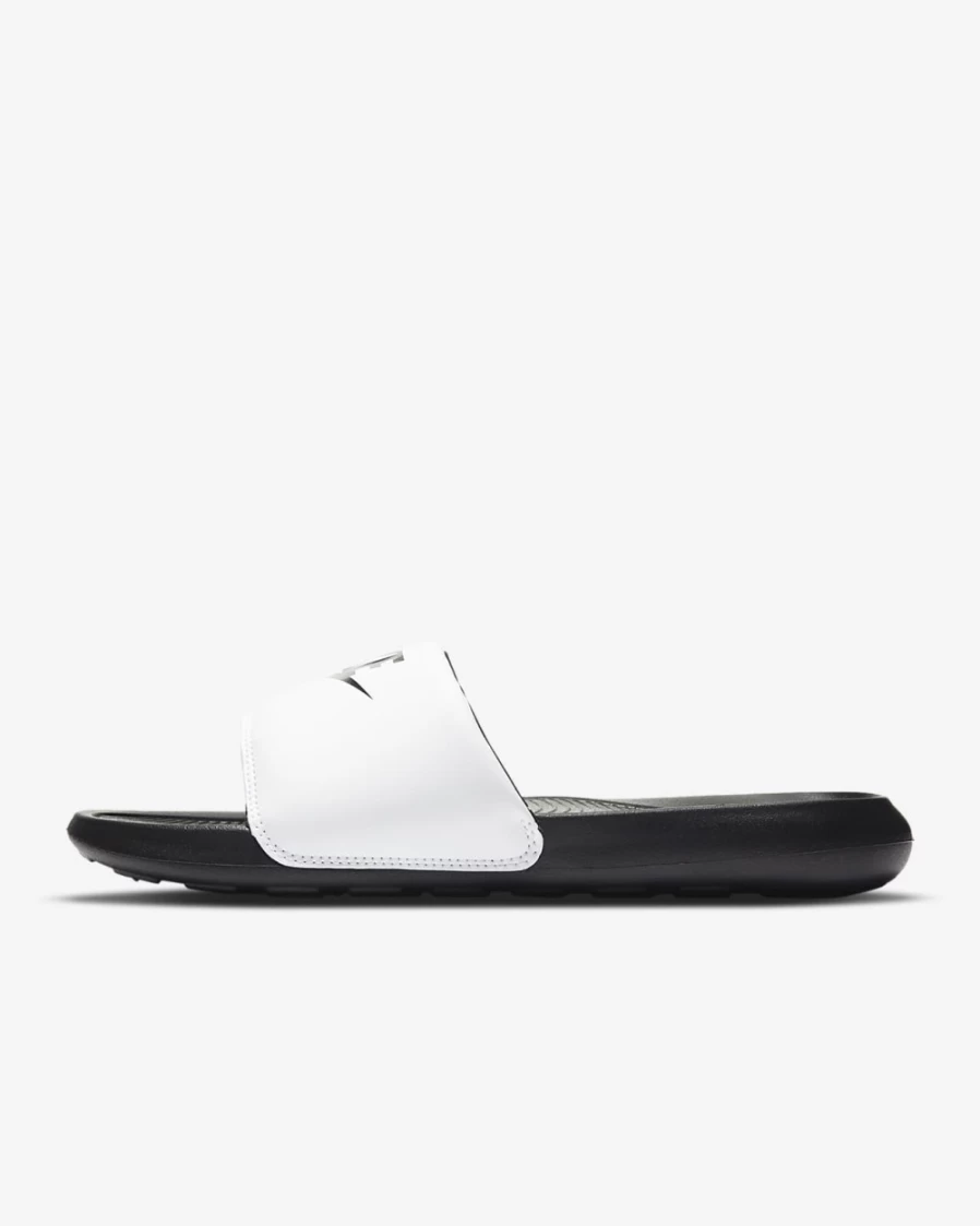 Nike Victori One Women's Slides - White/Black Comfortable Sandals for Women
