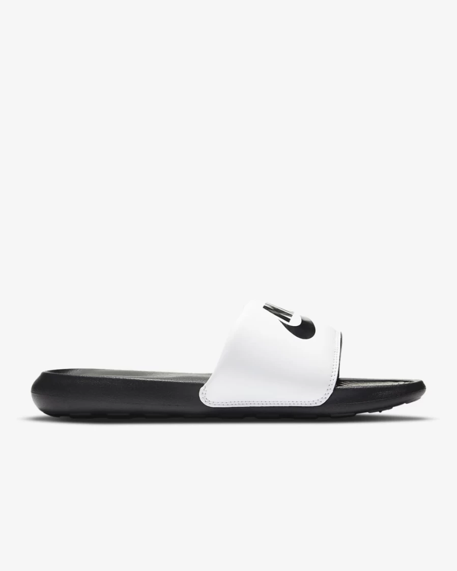 Nike Victori One Women's Slides - White/Black Comfortable Sandals for Women