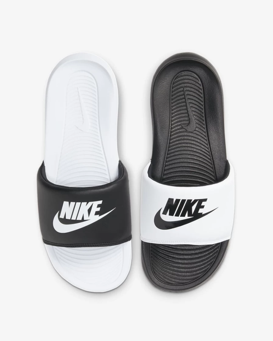 Nike Victori One Women's Slides - White/Black Comfortable Sandals for Women