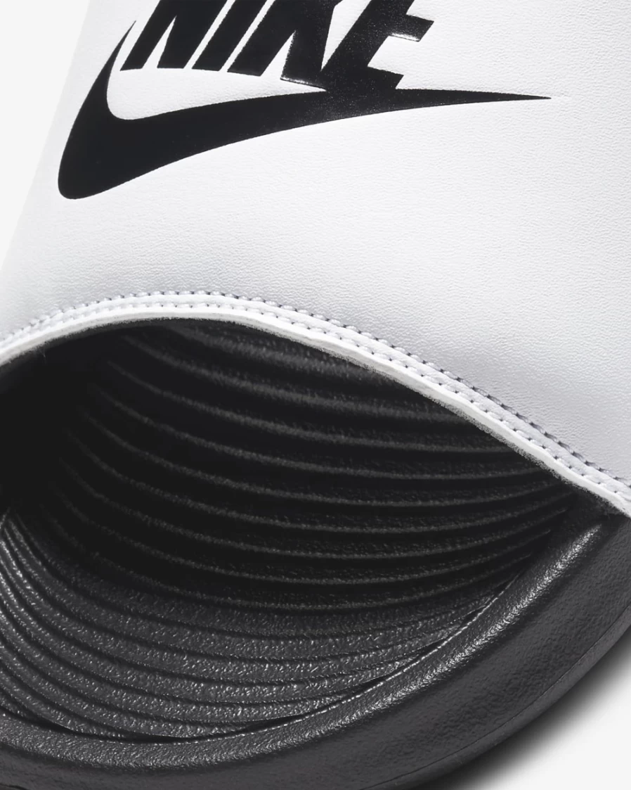 Nike Victori One Women's Slides - White/Black Comfortable Sandals for Women