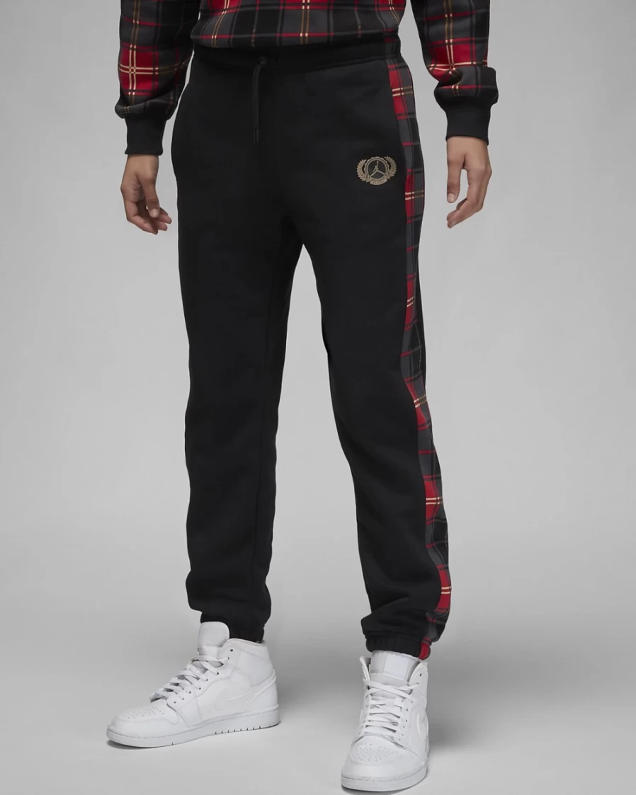 Nike Jordan Brooklyn Women's Fleece Pants - Black/Dark Driftwood