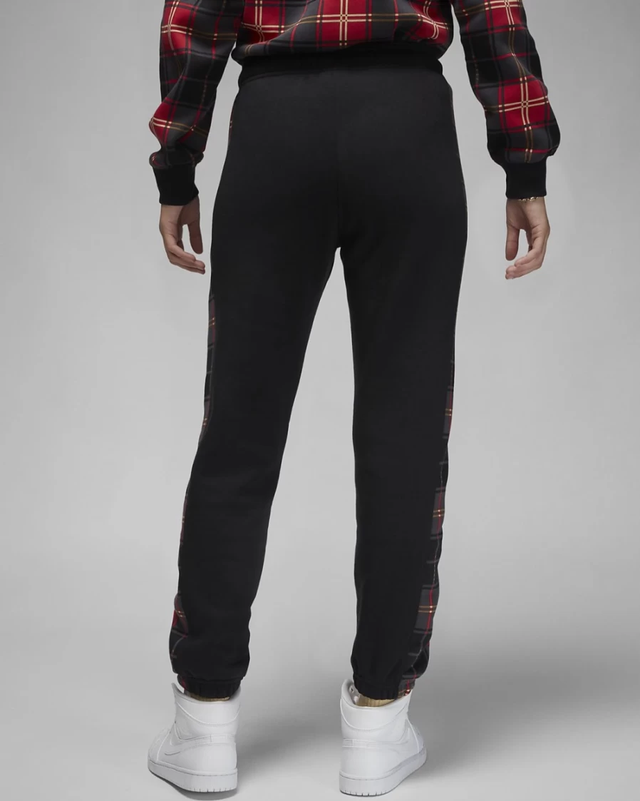 Nike Jordan Brooklyn Women's Fleece Pants - Black/Dark Driftwood