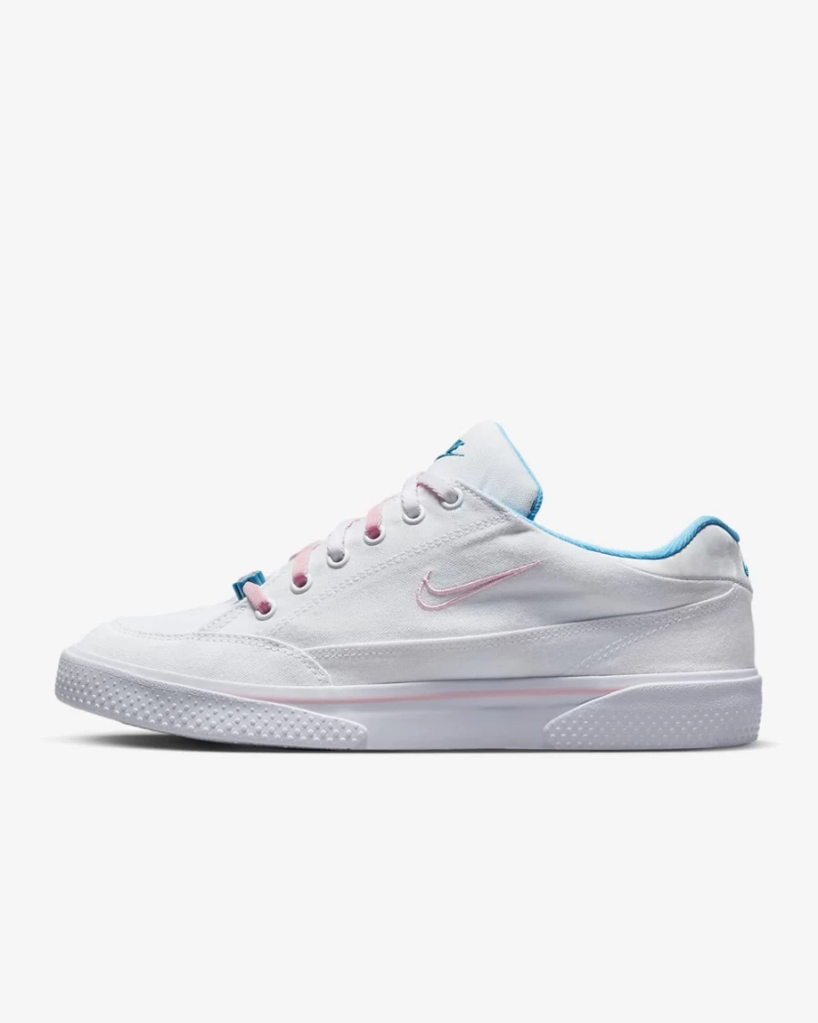 Nike GTS 97 Women's Running Shoes - White, Baltic Blue, Bright Spruce & Medium Soft Pink